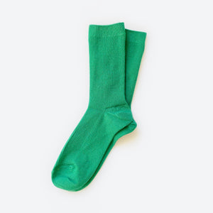 Everyday Wool Socks - Kelly Green