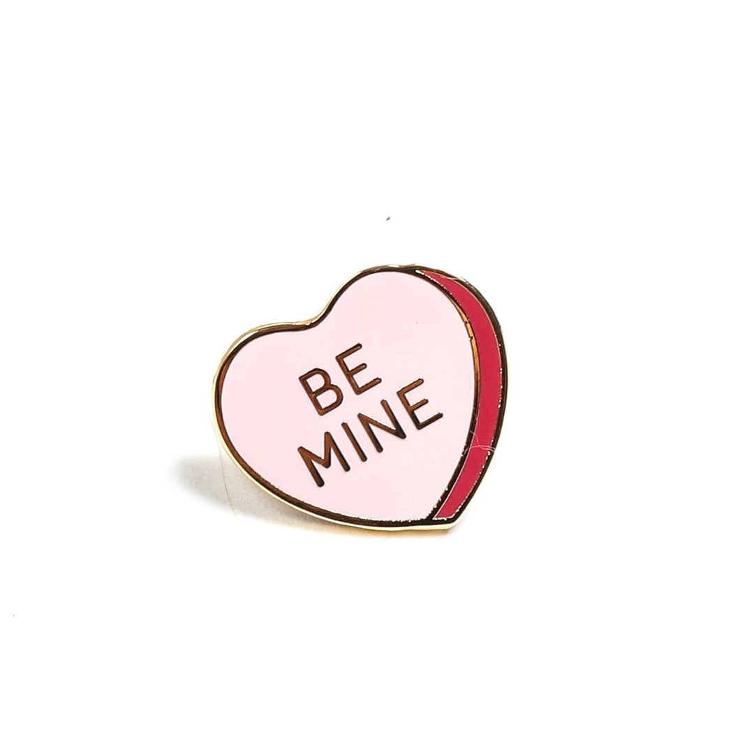 Be Mine Candy Heart Pin