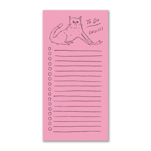 To Do (Or Else) Notepad