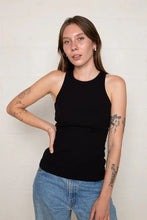 Load image into Gallery viewer, Hi Neck Tank - Black