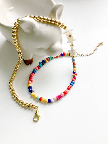 Rainbow and Stars Necklace