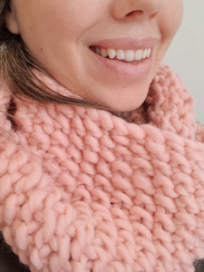 Pretty in Pink Mobius Scarf