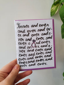 Forever and Ever Card