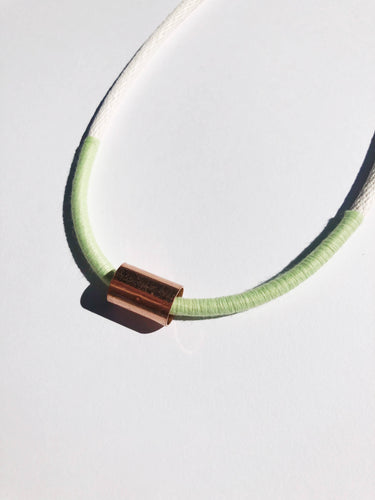 Lundi Necklace - Cream & Pistachio