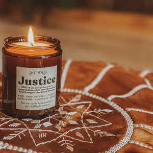 Shy Wolf Candles - Justice