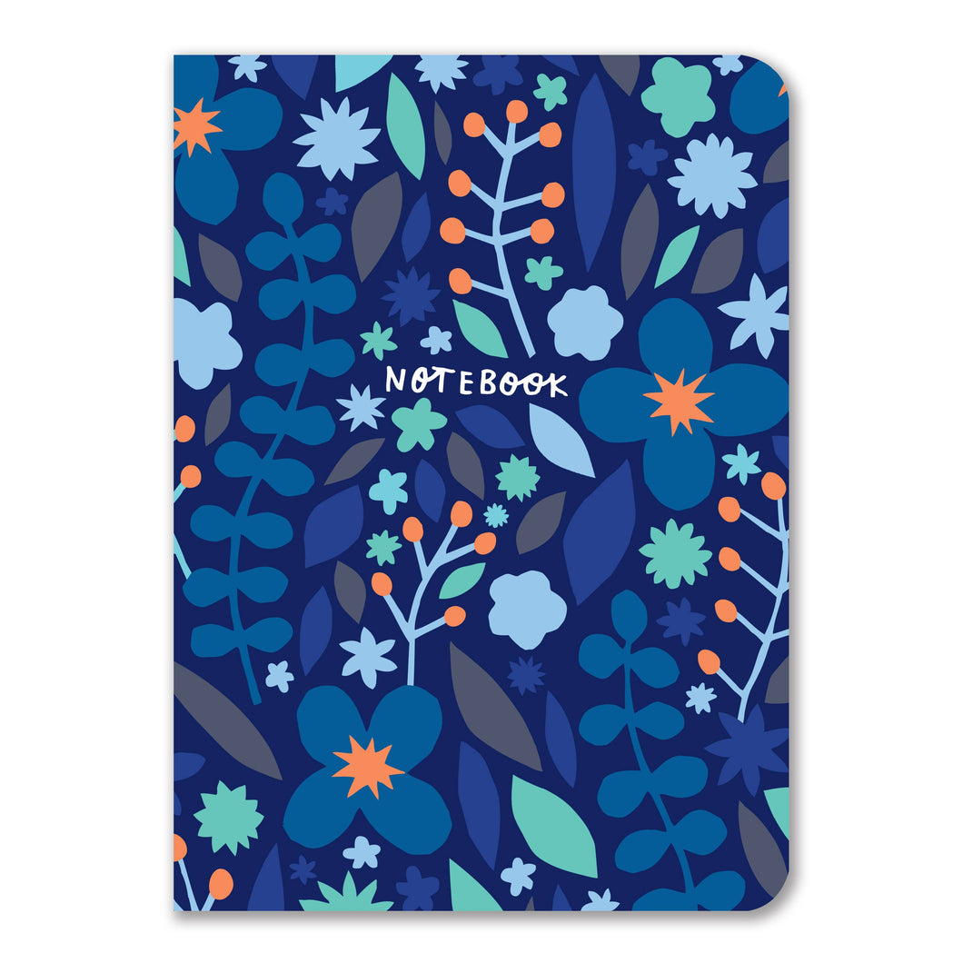 Blue Meadow Lined Notebook