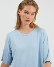 Load image into Gallery viewer, Regitza Short Dress in Chambray Blue