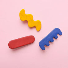 Load image into Gallery viewer, Hair Clip Trio in Primary Colours