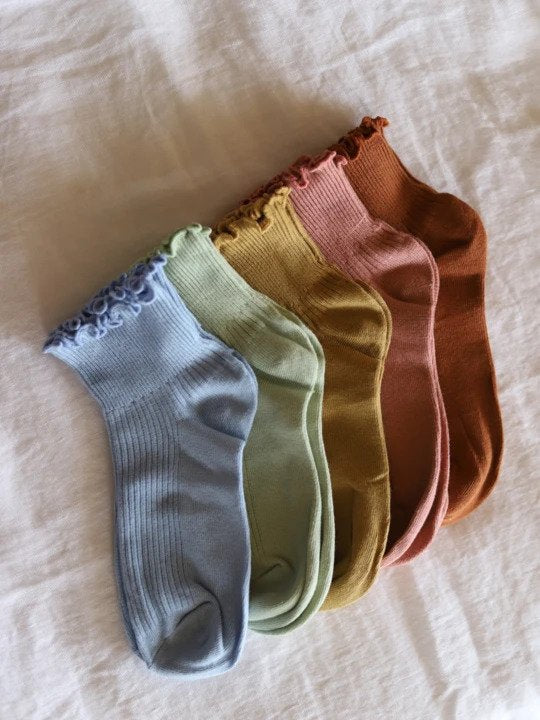 Ruffle Socks - Assorted Colours