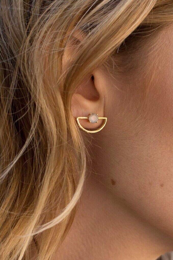 Pine Stud Earrings